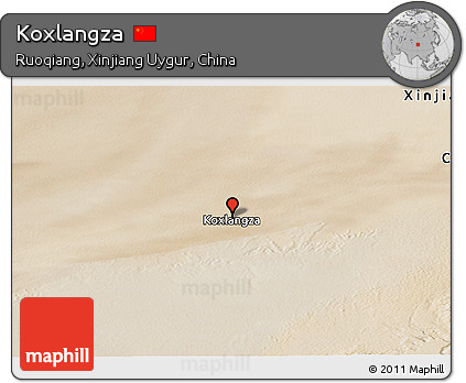 Satellite Panoramic Map of Koxlangza