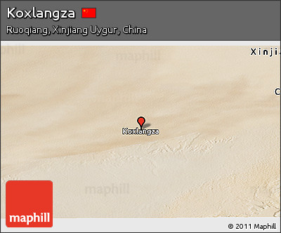 Satellite Panoramic Map of Koxlangza