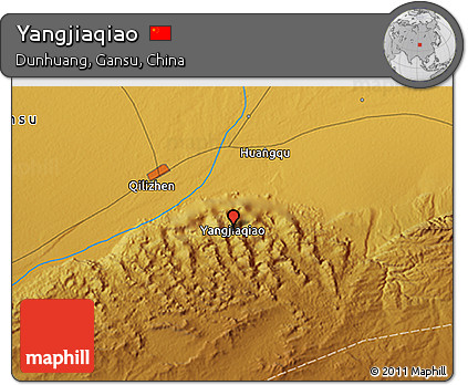 Physical 3D Map of Yangjiaqiao