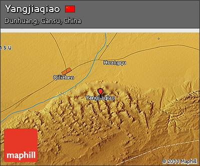Physical 3D Map of Yangjiaqiao