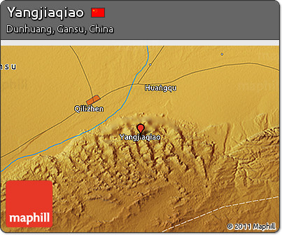 Physical 3D Map of Yangjiaqiao