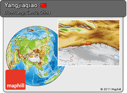 Physical Location Map of Yangjiaqiao