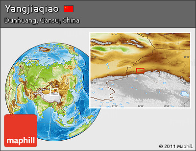 Physical Location Map of Yangjiaqiao