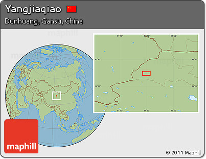 Savanna Style Location Map of Yangjiaqiao