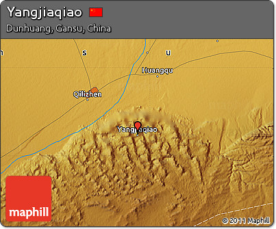 Physical Map of Yangjiaqiao