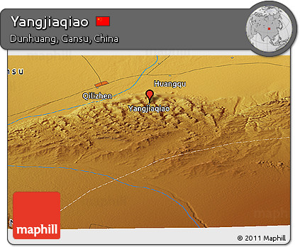 Physical Panoramic Map of Yangjiaqiao