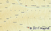 Physical Map of Almena