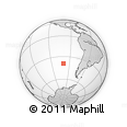 Outline Map of the Area around 39° 12' 22" S, 100° 13' 29" W, rectangular outline