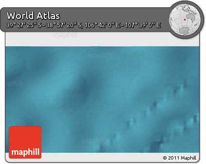 Satellite 3D Map of the Area around 39° 12' 22" S, 107° 10' 30" E