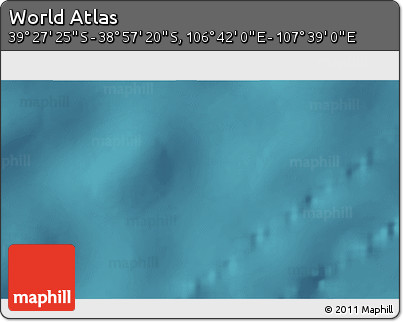 Satellite 3D Map of the Area around 39° 12' 22" S, 107° 10' 30" E