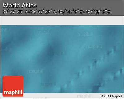 Satellite 3D Map of the Area around 39° 12' 22" S, 107° 10' 30" E