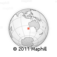 Outline Map of the Area around 39° 12' 22" S, 113° 7' 30" E, rectangular outline