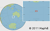 Savanna Style Location Map of the area around 39° 12' 22" S, 117° 22' 30" E