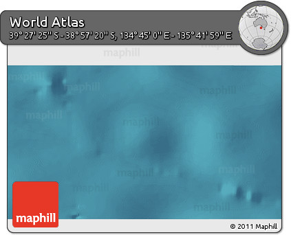 Satellite 3D Map of the Area around 39° 12' 22" S, 135° 13' 29" E
