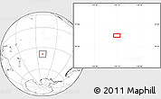 Blank Location Map of the area around 39° 12' 22" S, 140° 10' 30" W