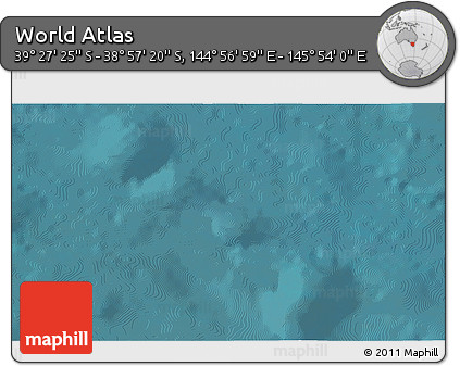 Satellite 3D Map of the Area around 39° 12' 22" S, 145° 25' 30" E
