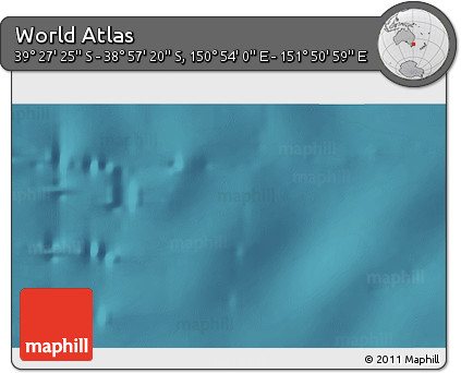 Satellite 3D Map of the Area around 39° 12' 22" S, 151° 22' 30" E