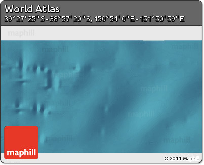 Satellite 3D Map of the Area around 39° 12' 22" S, 151° 22' 30" E