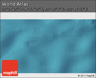 Satellite 3D Map of the Area around 39° 12' 22" S, 152° 13' 29" E