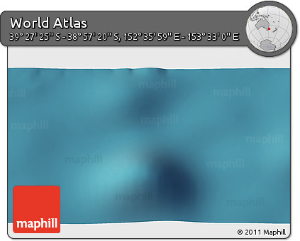 Satellite 3D Map of the Area around 39° 12' 22" S, 153° 4' 29" E