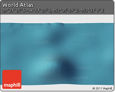 Satellite 3D Map of the Area around 39° 12' 22" S, 153° 4' 29" E