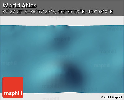 Satellite 3D Map of the Area around 39° 12' 22" S, 153° 4' 29" E