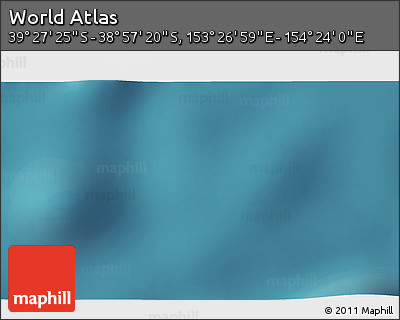 Satellite 3D Map of the Area around 39° 12' 22" S, 153° 55' 30" E