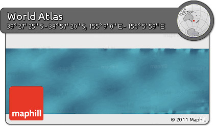 Satellite Panoramic Map of the Area around 39° 12' 22" S, 155° 37' 30" E
