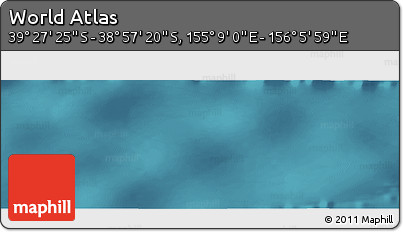 Satellite Panoramic Map of the Area around 39° 12' 22" S, 155° 37' 30" E