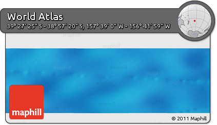 Physical Panoramic Map of the Area around 39°&nbsp;12'&nbsp;22"&nbsp;S,&nbsp;157°&nbsp;10'&nbsp;30"&nbsp;W