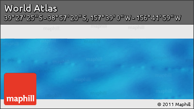Physical Panoramic Map of the Area around 39°&nbsp;12'&nbsp;22"&nbsp;S,&nbsp;157°&nbsp;10'&nbsp;30"&nbsp;W