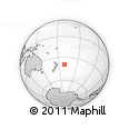 Outline Map of the Area around 39° 12' 22" S, 170° 46' 30" W, rectangular outline