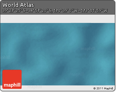 Satellite 3D Map of the Area around 39° 12' 22" S, 174° 10' 30" W