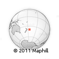 Outline Map of the Area around 39° 12' 22" S, 174° 10' 30" W, rectangular outline