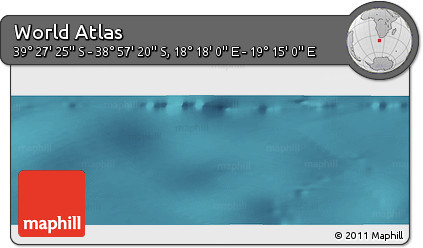 Satellite Panoramic Map of the Area around 39° 12' 22" S, 18° 46' 29" E