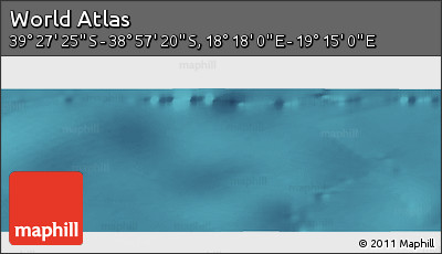 Satellite Panoramic Map of the Area around 39° 12' 22" S, 18° 46' 29" E