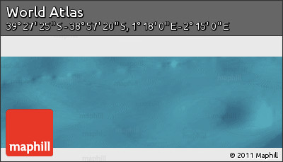 Satellite Panoramic Map of the Area around 39° 12' 22" S, 1° 46' 29" E