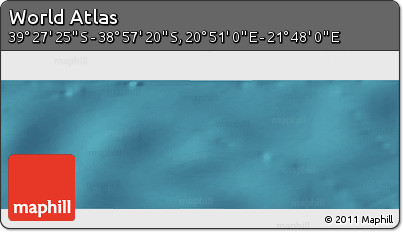 Satellite Panoramic Map of the Area around 39° 12' 22" S, 21° 19' 30" E