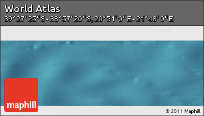 Satellite Panoramic Map of the Area around 39° 12' 22" S, 21° 19' 30" E