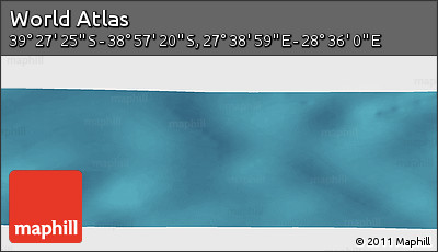 Satellite Panoramic Map of the Area around 39° 12' 22" S, 28° 7' 30" E