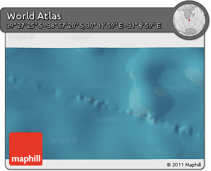 Satellite 3D Map of the Area around 39° 12' 22" S, 30° 40' 29" E
