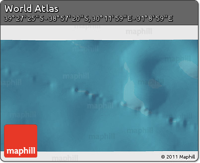 Satellite 3D Map of the Area around 39° 12' 22" S, 30° 40' 29" E