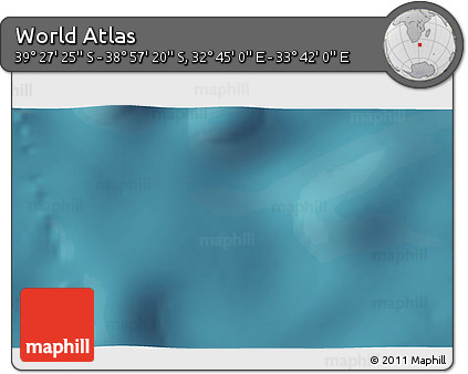 Satellite 3D Map of the Area around 39° 12' 22" S, 33° 13' 30" E