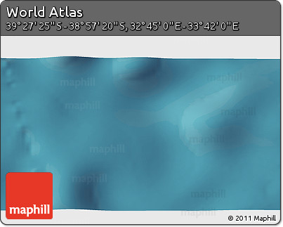 Satellite 3D Map of the Area around 39° 12' 22" S, 33° 13' 30" E