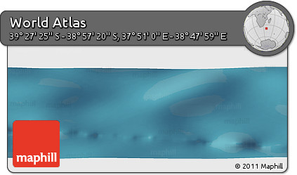 Satellite Panoramic Map of the Area around 39° 12' 22" S, 38° 19' 30" E
