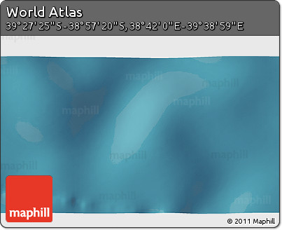 Satellite 3D Map of the Area around 39° 12' 22" S, 39° 10' 29" E