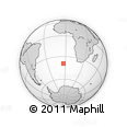 Outline Map of the Area around 39° 12' 22" S, 3° 19' 30" W, rectangular outline