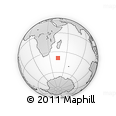 Outline Map of the Area around 39° 12' 22" S, 45° 7' 30" E, rectangular outline