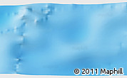 Physical 3D Map of the area around 39° 12' 22" S, 46° 49' 30" E