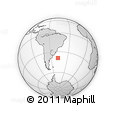 Outline Map of the Area around 39° 12' 22" S, 47° 31' 29" W, rectangular outline